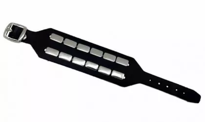 Armband 2 Reihen Flach Nieten