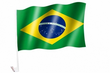 Car Flag Brazil