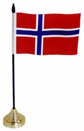 Tischfahnen Norwegen