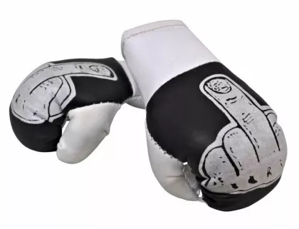 Stinkefinger Mini Boxhandschuhe