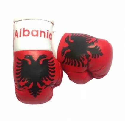 Albanien Mini Boxhandschuhe