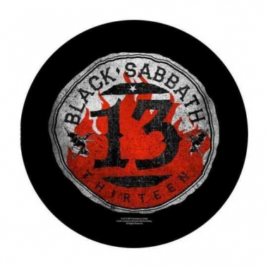 Black Sabbath 13 Circular Backpatch