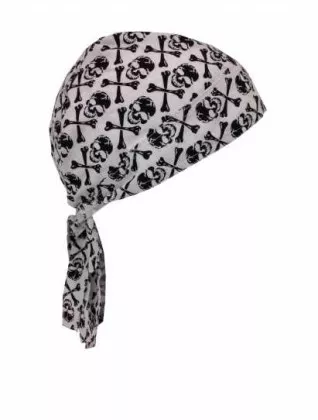 Kopftuch mit Totenköpfen Bandana