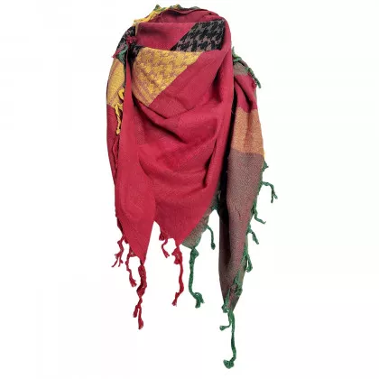 Shemagh Halstuch Gelb Rot Rasta