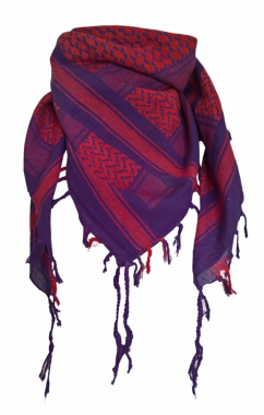Tactical Shemagh Scarf Purple Red
