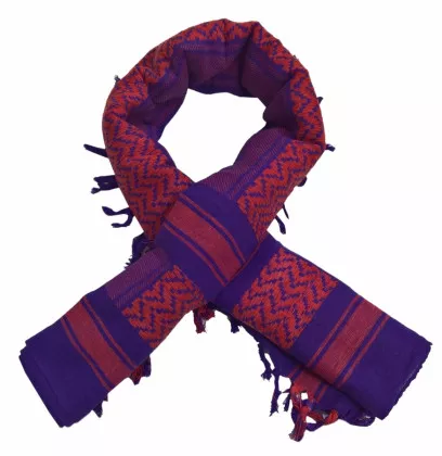 Shemagh Halstuch Violett Rot