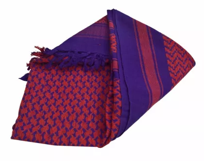 Shemagh Halstuch Violett Rot
