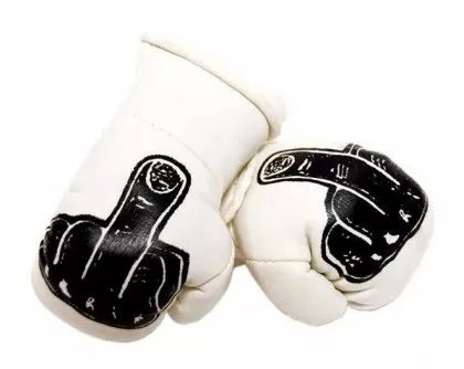 Stinkefinger Mini Boxhandschuhe