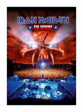 Posterfahne Iron Maiden En Vivo!