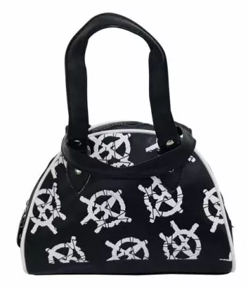 Henkeltasche Anarchie Schwarz