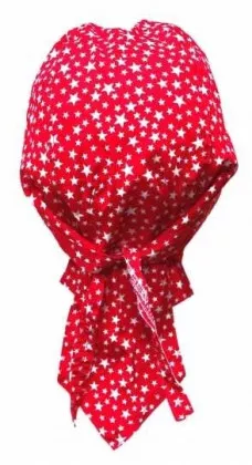 Bandana Cap Red Stars