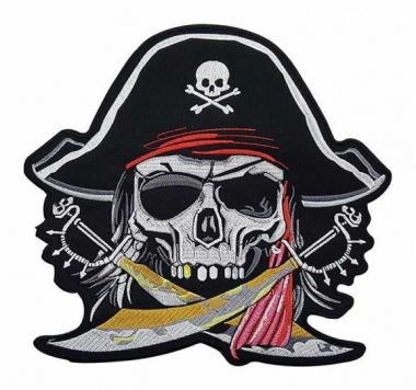 Embroidered Patch - Pirate Skull