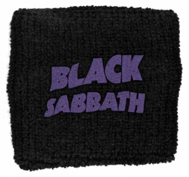 Black Sabbath Purple Wavy Logo Merchandise Sweatband