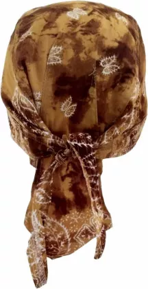 Bandana Cap rusty brown Batik Paisley