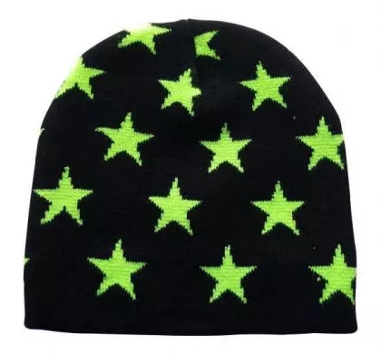 Beanie - Gelbe Sterne