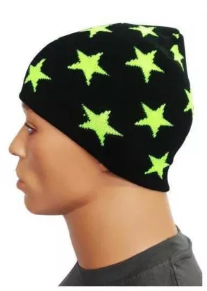 Beanie - Gelbe Sterne