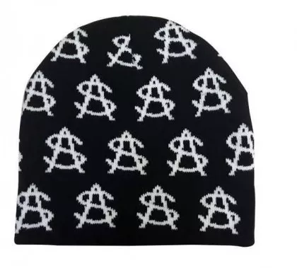 Beanie - Schwarz Symbol