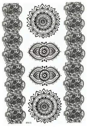 Tattoo Set in Schwarz
