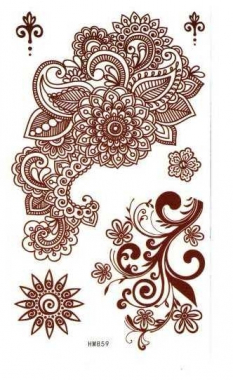 Henna Tattoo Sticker