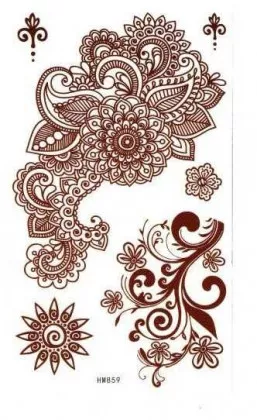 Henna Tattoo Sticker