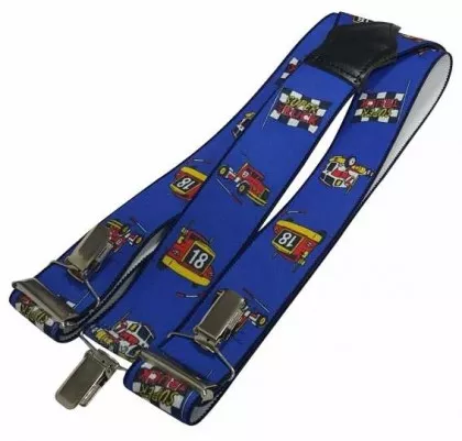 Blaue Hosenträger Supertruck
