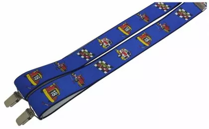 Blaue Hosenträger Supertruck