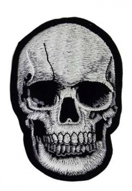 Skull Patch Embroidered