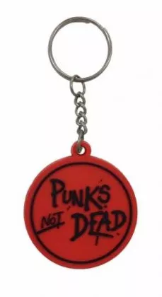 Punks Not Dead Schlüsselanhänger aus Gummi