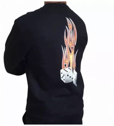 Sweatshirt Flame Dice