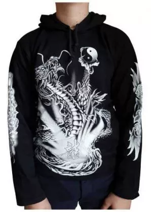 Kapuzenpulli Drache