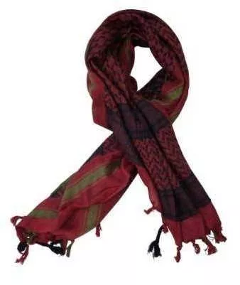 Shemagh Halstuch Magenta Grün Schwarz