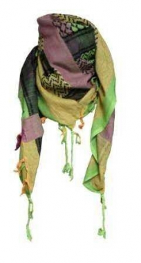 Tactical Shemagh Scarf Green Yellow Brown