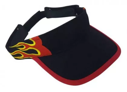 Sun hat flame pattern