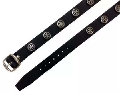 Iron Cross Leather Choker
