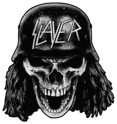 Aufnäher Slayer Wehrmacht Skull Cut Out