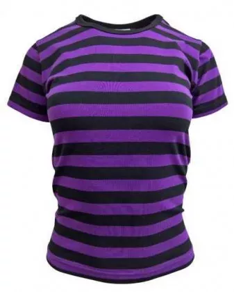 Streifen Top Lila