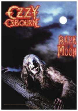 Posterfahne Ozzy Osbourne Bark at the Moon