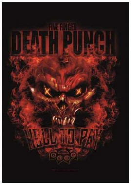 Poster Flag 5 Finger Death Punch Hell to Pay