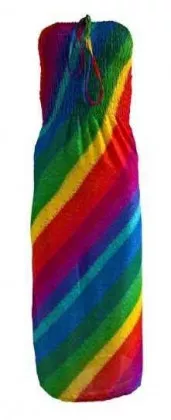 Regenbogen Kleid Boho