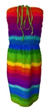 Multicolor Summer Dress Boho