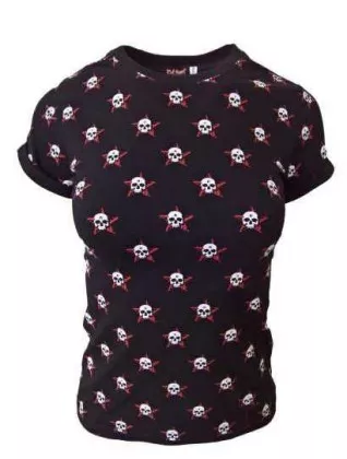 Shirt Rockabella Totenkopf Stern