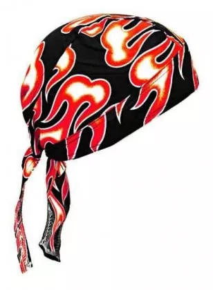 Bandana Kopftuch Feuer Rot