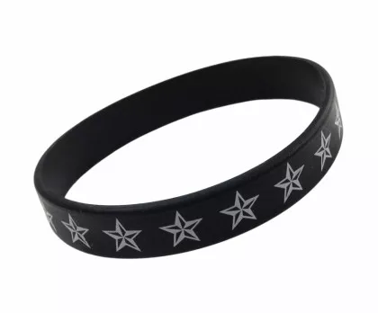 Silikon Armband Sterne