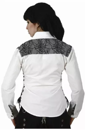 Spider Web Shirt in White