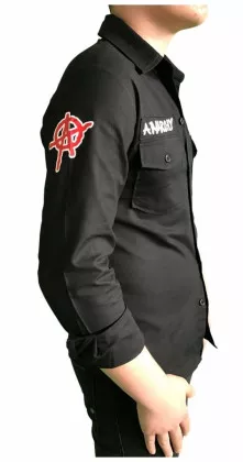 Gothic Hemd Anarchie Symbol
