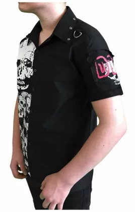 Punk Hemd Totenkopf