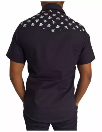 Punk Hemd Totenköpfe