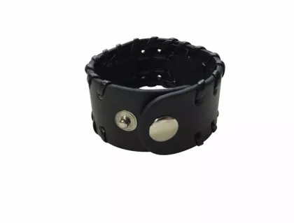 Armband Schwarz Patronen & Kette