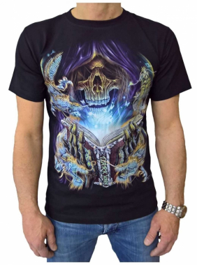 T-Shirt Skull Dark Magic (Glow in the Dark)