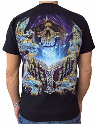 T-Shirt Totenkopf Dark Magic (Glow in the Dark)